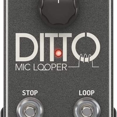 TC Helicon Ditto Mic Looper Pedal DITTOMICLOOPER for Vocals and Mic'd Instruments