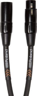 Roland Microphone Cable RMC-B5 5ft/1.5m Black Heavy-Duty Connectors