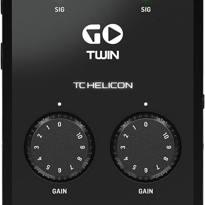 TC Helicon GO TWIN 2-Channel Audio/MIDI Interface with Midas Preamps for Mobile Recording