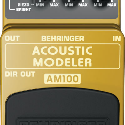 Behringer AM100 Guitar Effects Pedal Acoustic Modeler