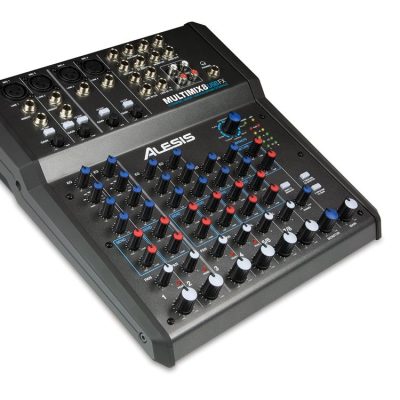 Alesis MultiMix 8 USB FX Mixer with 8 Channels and Built-in Effects