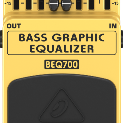Behringer BEQ700 Guitar Effects Pedal Bass Graphic EQ