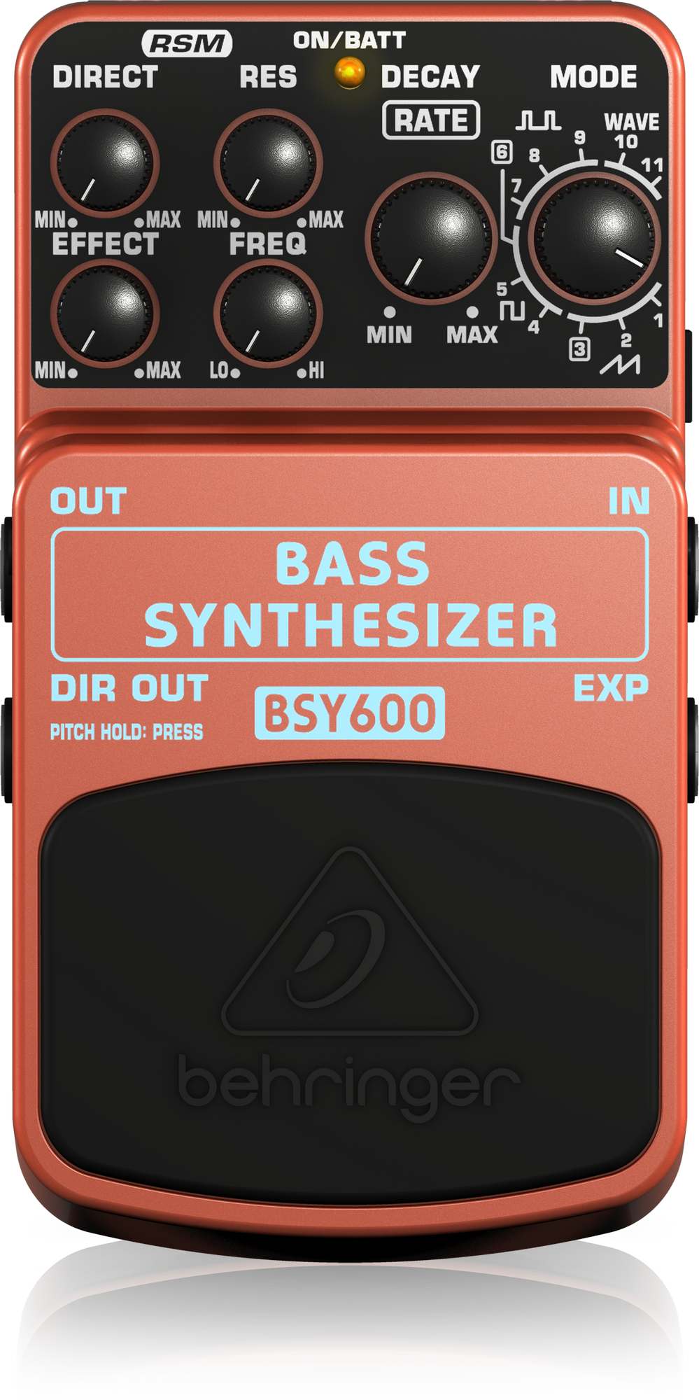Behringer BSY600 Guitar Effects Pedal Bass Synthesizer