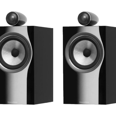 Bowers & Wilkins 705 S2 2-Way Premium HiFi Standmount Loudspeaker, Black - Pair
