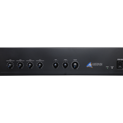 Australian Monitor ES120 120W Mixer Amplifier with 4 Inputs