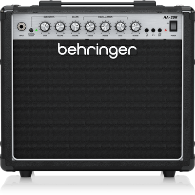Behringer HA20R Amplifier Guitar, 20W with 2 Channels & 1x8" Bugera Speaker