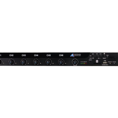 Australian Monitor HS250 250W Mixer Amplifier with Bluetooth and MP3
