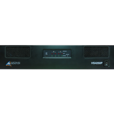 Australian Monitor HS4250P 4 x 250W Power Amplifier with USB/RS232 Control