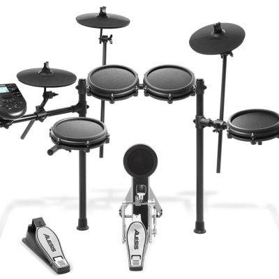 Alesis Nitro Mesh Kit 8-Piece Electronic Drum Set with Mesh Heads - Black