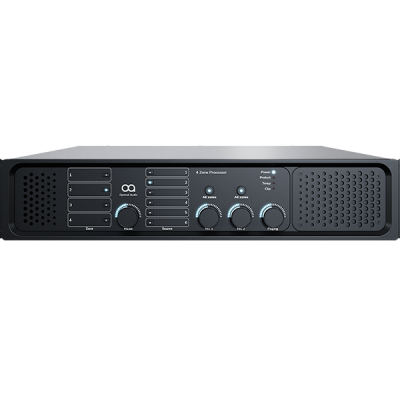 Optimal Audio Zone 4P 4 zone audio controller with DSP, amplification and WebApp