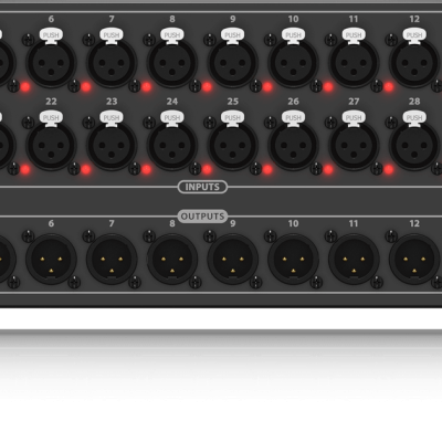 Behringer  S32  I/O Box with 32 Remote-Controllable Midas Preamps, 16 Outputs and AES50 Networking featuring Klark Teknik SuperMAC Technology