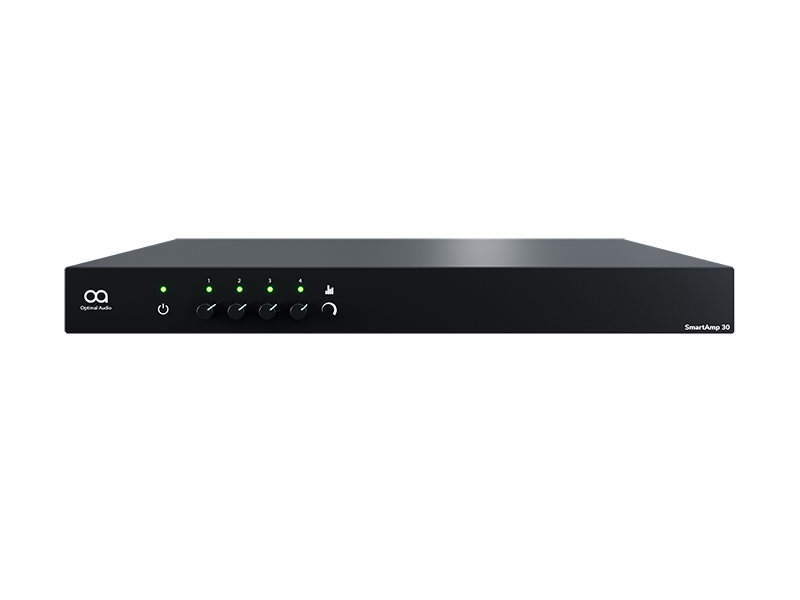 Optomal Audio SAMP30 4 x 250W amplifier with integral DSP