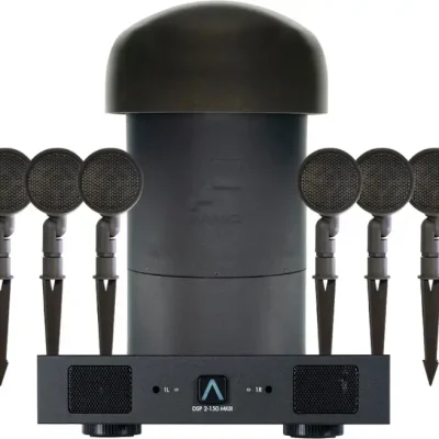 Sonance 93570 Garden Series 8.1 System (8 Outdoor Speakers + 10" In‑Ground Sub & DSP 2‑150 MKIII 2‑Ch Amp) – Dark Brown/Black.
