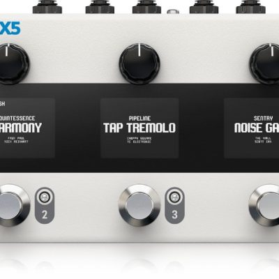 TC Helicon PLETHORAX5 Multi-Effects Pedal Board with 5 MASH Footswitches and 127 Presets