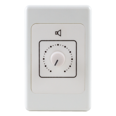 Australian Monitor WMA50CW 50W Speaker Volume Control Wall Plate White