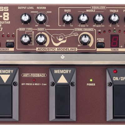 Boss Acoustic Guitar Processor AD-8 with COSM Modeling Technology