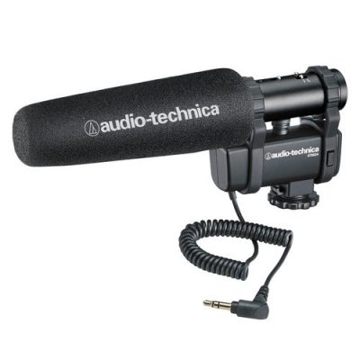 Audio Technica AT8024 Stereo/Mono Camera-Mount Microphone for DSLR Video