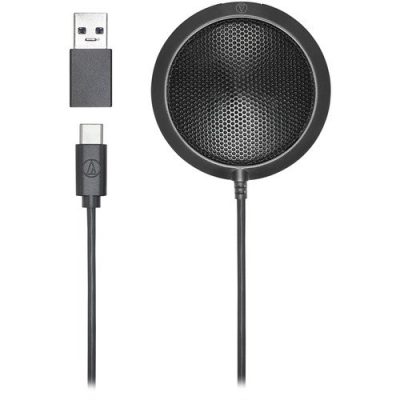 Audio Technica ATR4697-USB Omnidirectional USB-C Microphone for Professional Use