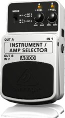 Behringer AB100 Universal 2-Mode A/B Footswitch Pedal for Guitar and Bass