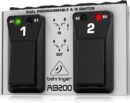 Behringer AB200 Dual Channel Footswitch with Programmable Modes for Guitar Amps