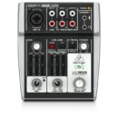 Behringer 302USB Mixer Audio 5 CH (1 Mono & 2 Stereo) w/ Audio Interface