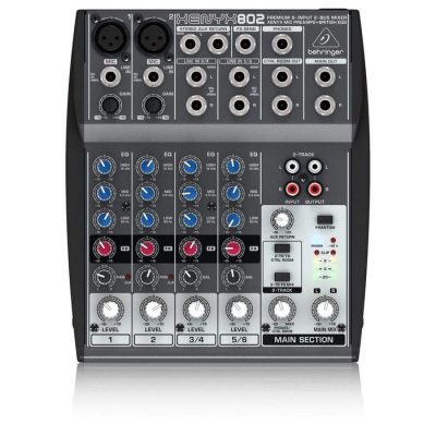 Behringer 802 Mixer Audio 6 CH (2Mono & 2 Stereo)