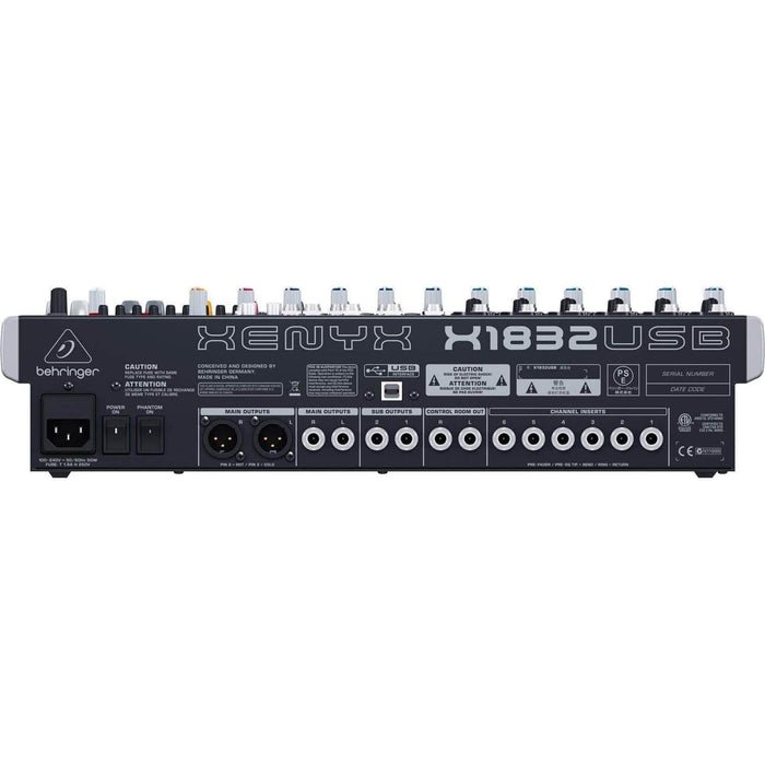 Behringer X1832USB Mixer Audio 18 CH (6 Mono & 4 Stereo) - Image 2