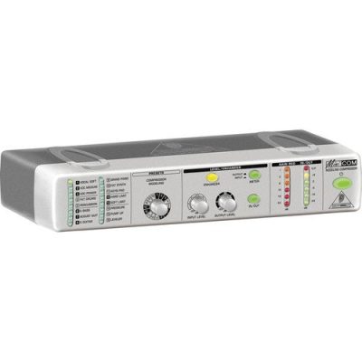 Behringer Compressor COM800 Ultra-Compact Stereo with 16 Presets for Studio and Stage