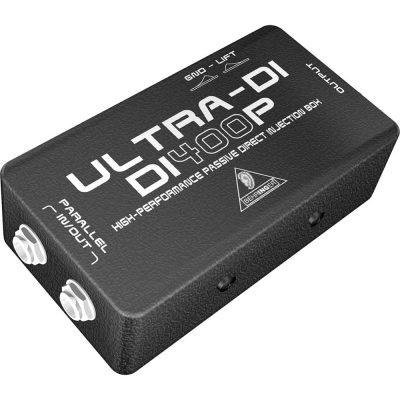 Behringer DI400P Passive Direct Box for Guitar/Bass, Unbalanced to Balanced