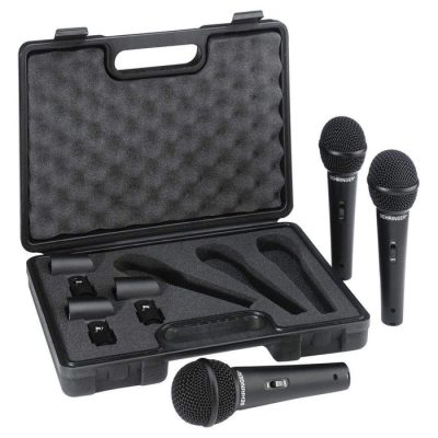Behringer XM1800S Microphone Wired Dynamic Cardioid Vocal Pack of 3