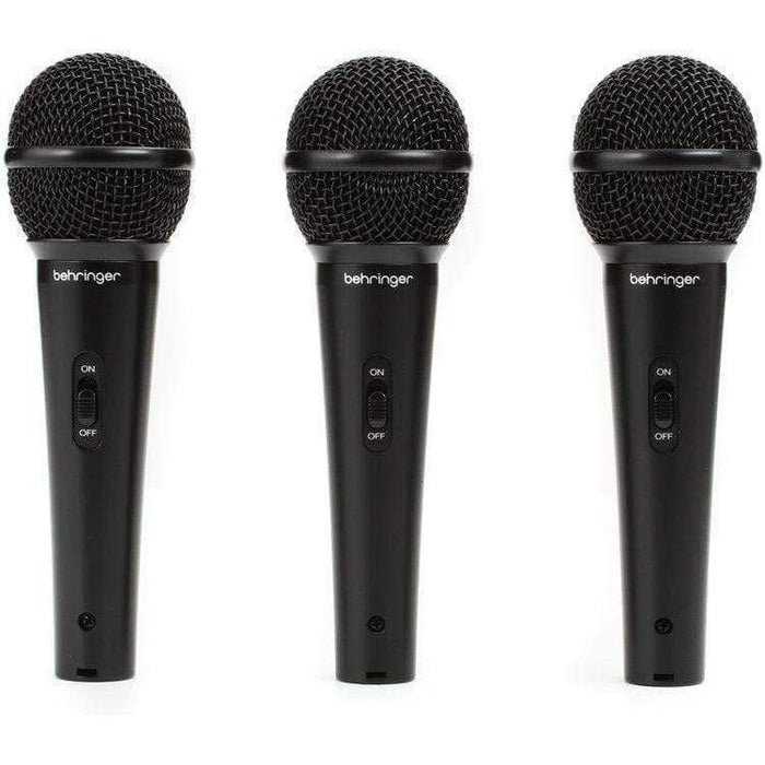 Behringer XM1800S Microphone Wired Dynamic Cardioid Vocal Pack of 3 - Image 2