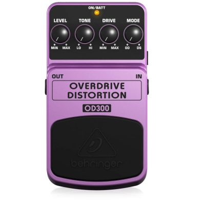 Behringer OD300 Guitar Effects Pedal 2-Mode Overdrive/Distortion