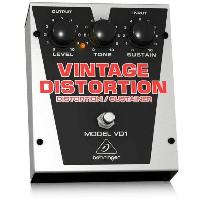 Behringer VD1 Guitar Effects Pedal Vintage Distortion