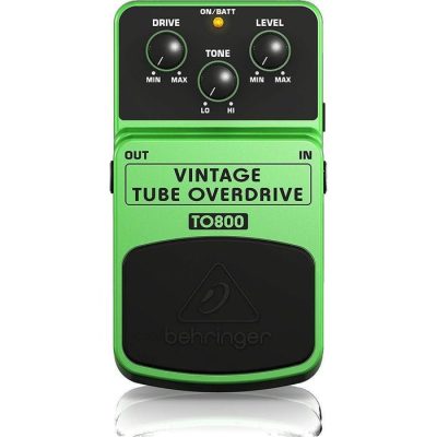 Behringer TO800 Guitar Effects Pedal Vintage Tube-Sound Overdrive