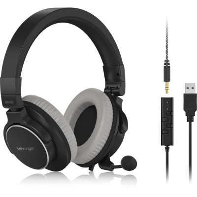 Behringer BH470U Headphone with detachable Mic and USB Cable