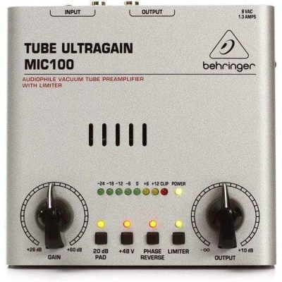 Behringer MIC100 Vacuum Tube Mic/Line Preamplifier