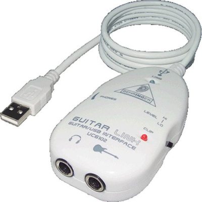 Behringer UCG102 Guitar Audio Interface USB with Low Latency ASIO