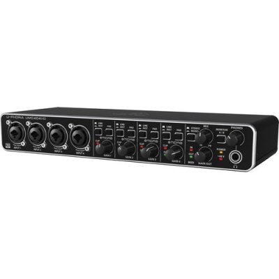 Behringer UMC404HD Audio Interface 4x4 USB 2.0 24-Bit/192 kHz with MIDAS Preamps