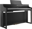 Roland Digital Piano HP704-CH Charcoal Black with PHA-50 Keyboard