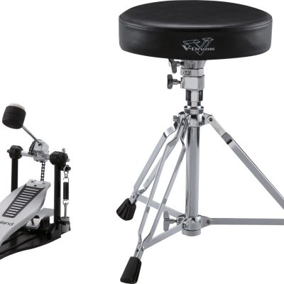 Roland V-Drums Accessory Package DAP-3X with Drumsticks and Throne for Beginners