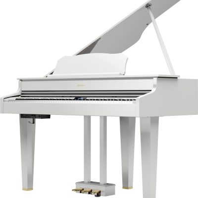 Roland GP607-PW Digital Piano, 88 Keys, Polished White