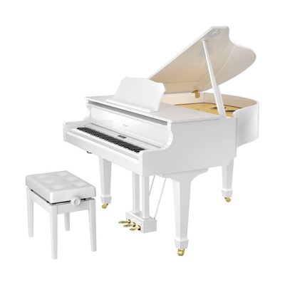 Roland GP-609-PW Digital Piano, 88 Keys, Polished White
