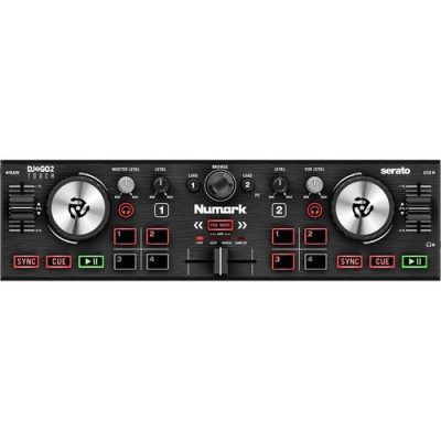 Numark DJ2GO2 Touch Pocket DJ Controller with Capacitive Jog Wheels for Serato DJ Lite