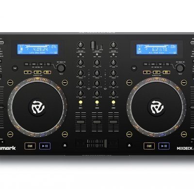 Numark Mixdeck Express DJ Controller MIXDECKEXBK with CD, USB, and Serato DJ Intro