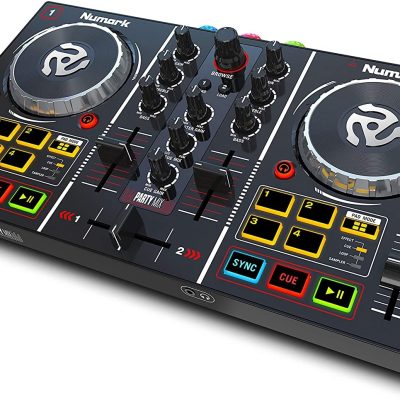 Numark Party Mix DJ Controller with Built-in Light Show and Serato DJ Lite