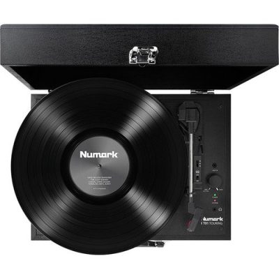 Numark PT01 Touring Portable Turntable with Built-in Speakers and USB