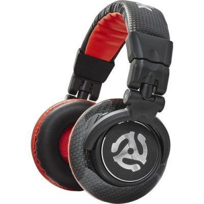 Numark Red Wave Carbon DJ Headphones with 50mm Drivers and Swivel Design