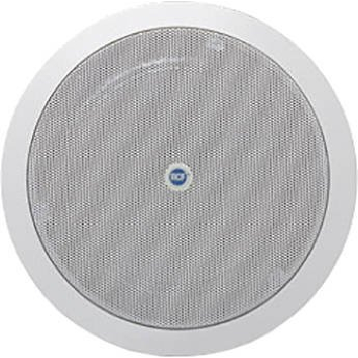 RCF PL 60 High Efficiency 6" Coaxial Flush Mount Ceiling Speaker (6W, Dual Cone, 4 Ohms, 100V/70V, IP40 Rated)