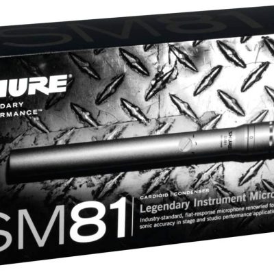Shure SM81-LC Condenser Microphone Cardioid 20Hz-20kHz