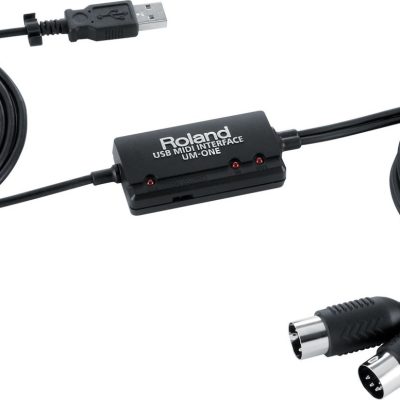 Roland USB MIDI Interface UM-ONE-MK2 with Low Latency FPT Tech